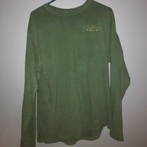 Put-in-bay green long sleeve shirt